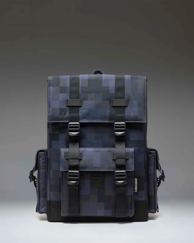 herschel-supply-x-minecraft-little-america-cube-backpack-sac-dos-dition-limit-e- image 1