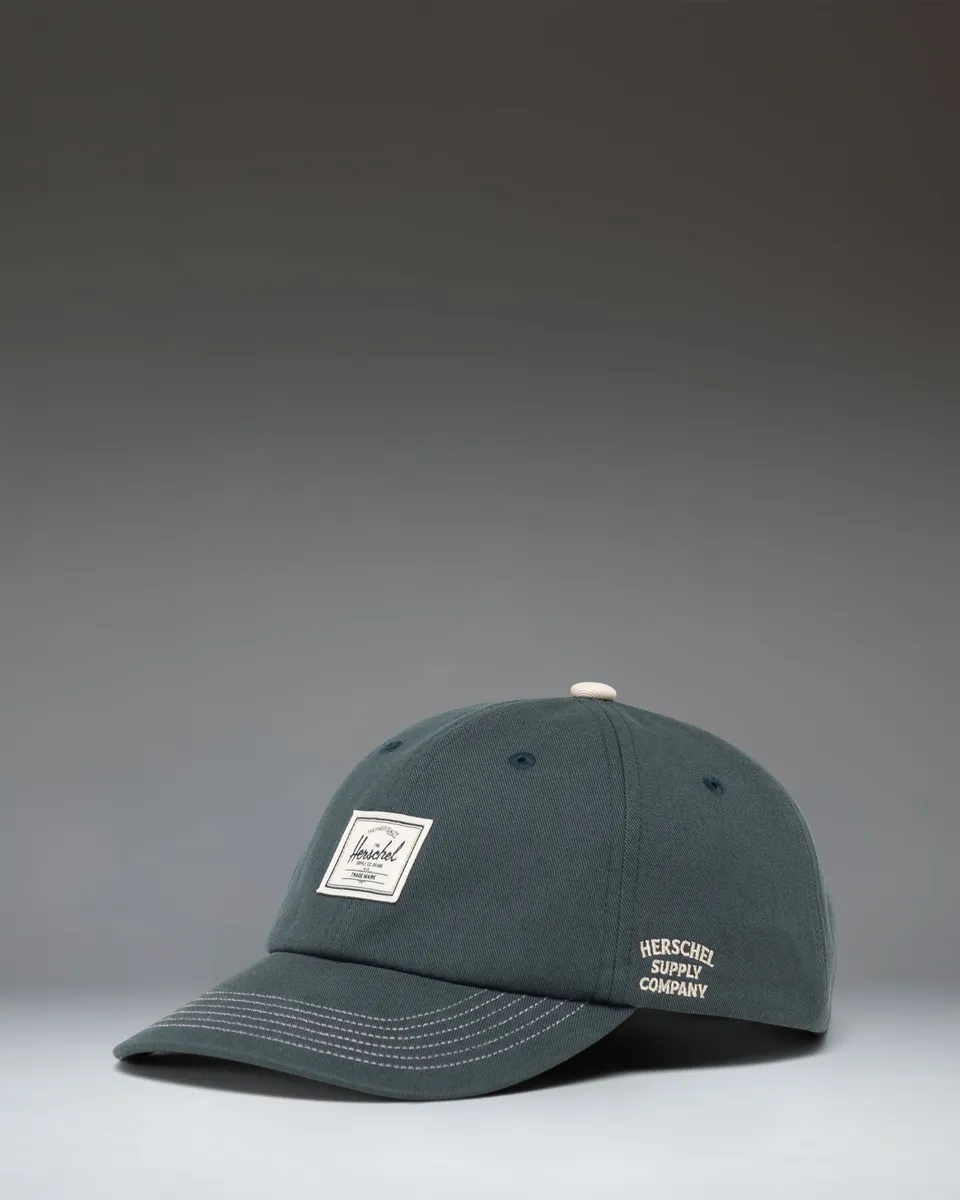 herschel-supply-sylas-premium-cap-casquette-coton-avec-sangle-cuir-strapback image 1