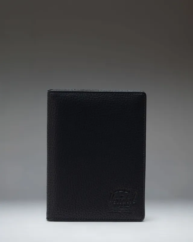 herschel-supply-raynor-porte-passeport-cuir-vegan-avec-fentes-cartes-et-protecti image 1