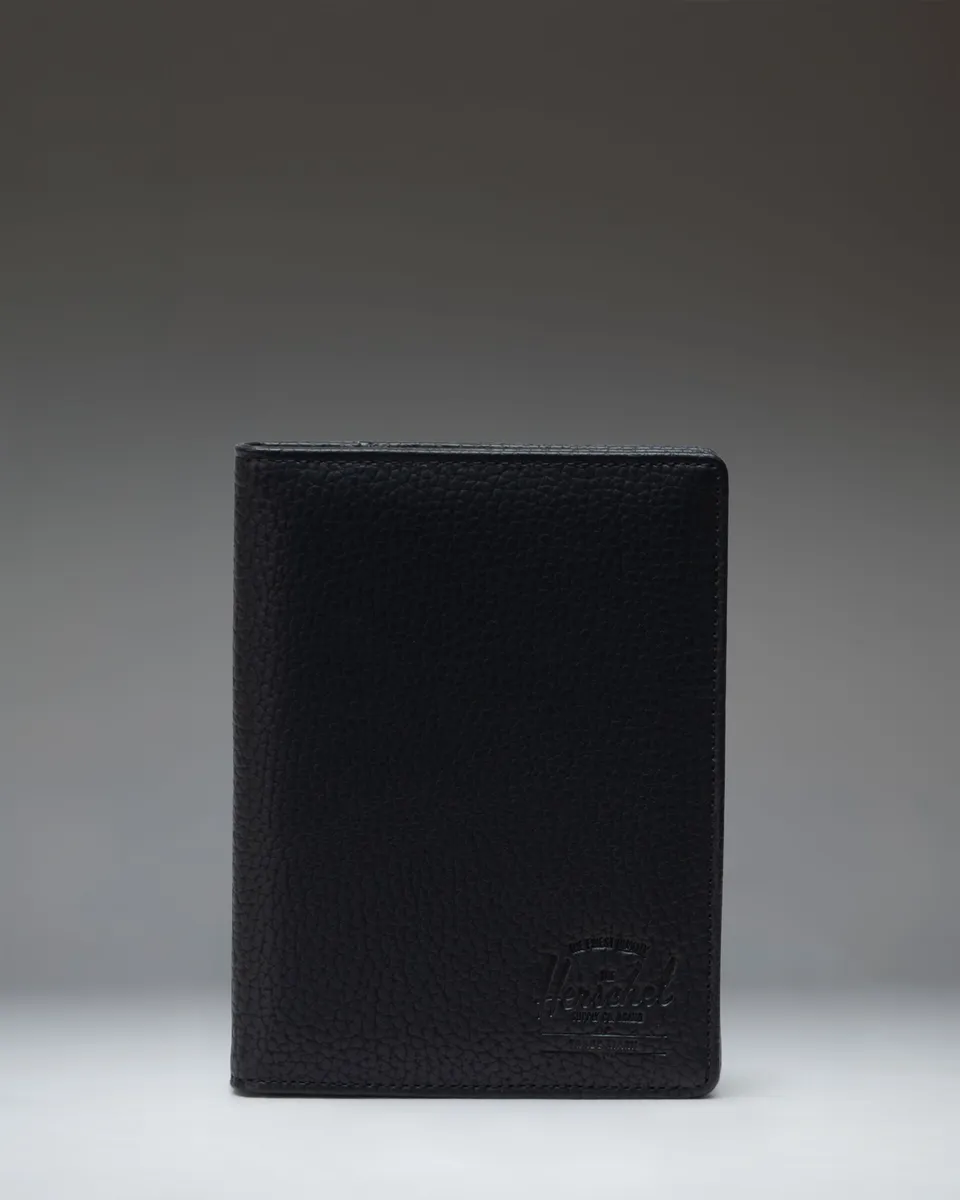 herschel-supply-raynor-porte-passeport-cuir-vegan-avec-fentes-cartes-et-protecti image 1