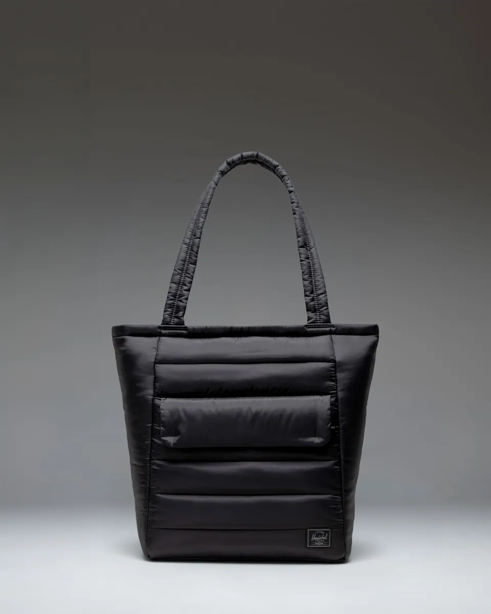 herschel-supply-retreat-tote-quilted-cabas-matelass-zipp-avec-poche-avant-et-man image 1