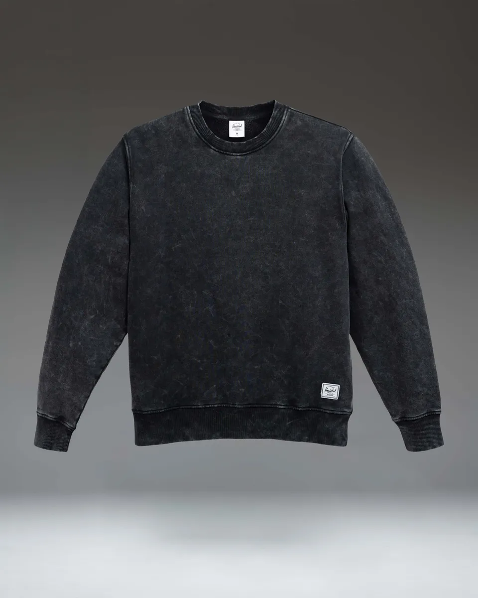 herschel-supply-acid-wash-classic-crew-men-s-sweat-homme-col-rond-manches-longue image 1