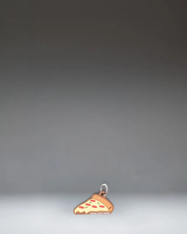 herschel-supply-pizza-bag-charm-porte-cl-s-breloque-pizza-en-silicone-avec-annea image 1