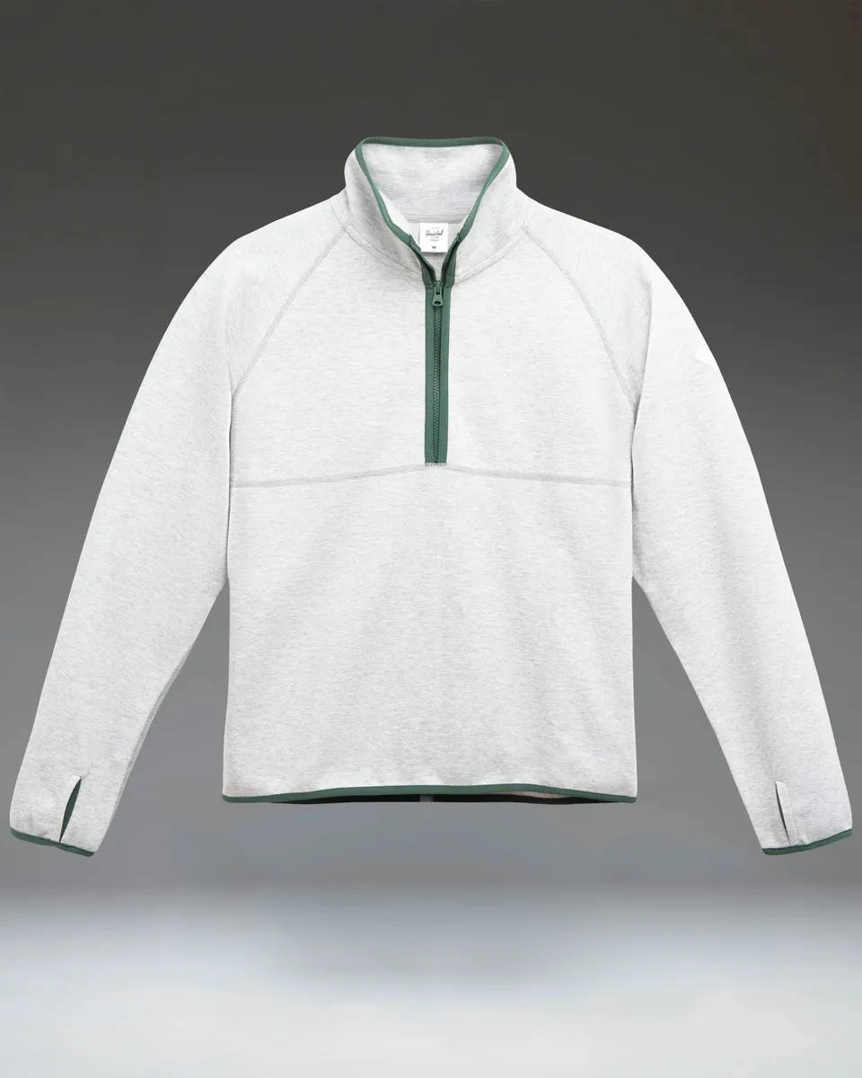 herschel-supply-performance-quarter-zip-men-s-polaire-zipp-e-homme-l-g-re-et-res image 1