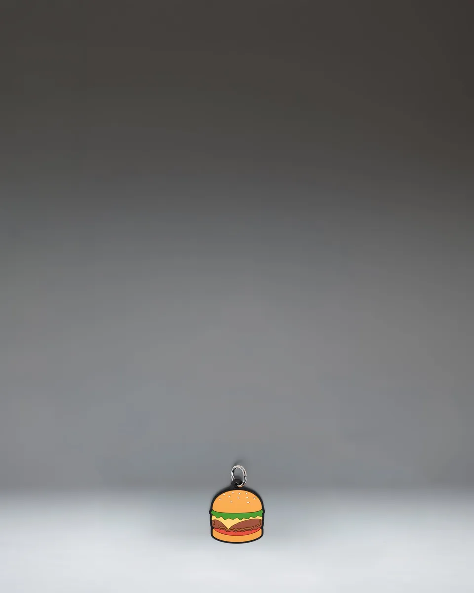 herschel-supply-burger-bag-charm-porte-cl-s-accessoire-de-sac-silicone-cheesebur image 1