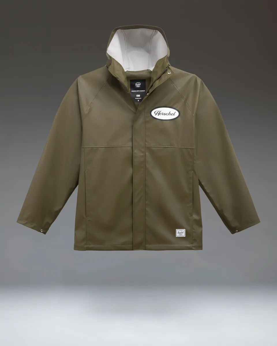 herschel-supply-station-rain-jacket-men-s-veste-de-pluie-homme-d-perlante image 1