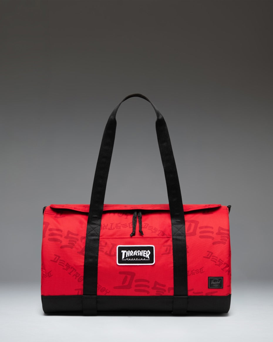 herschel-supply-x-thrasher-heritage-skate-duffle-nylon-sac-de-sport-40l-avec-ouv image 3