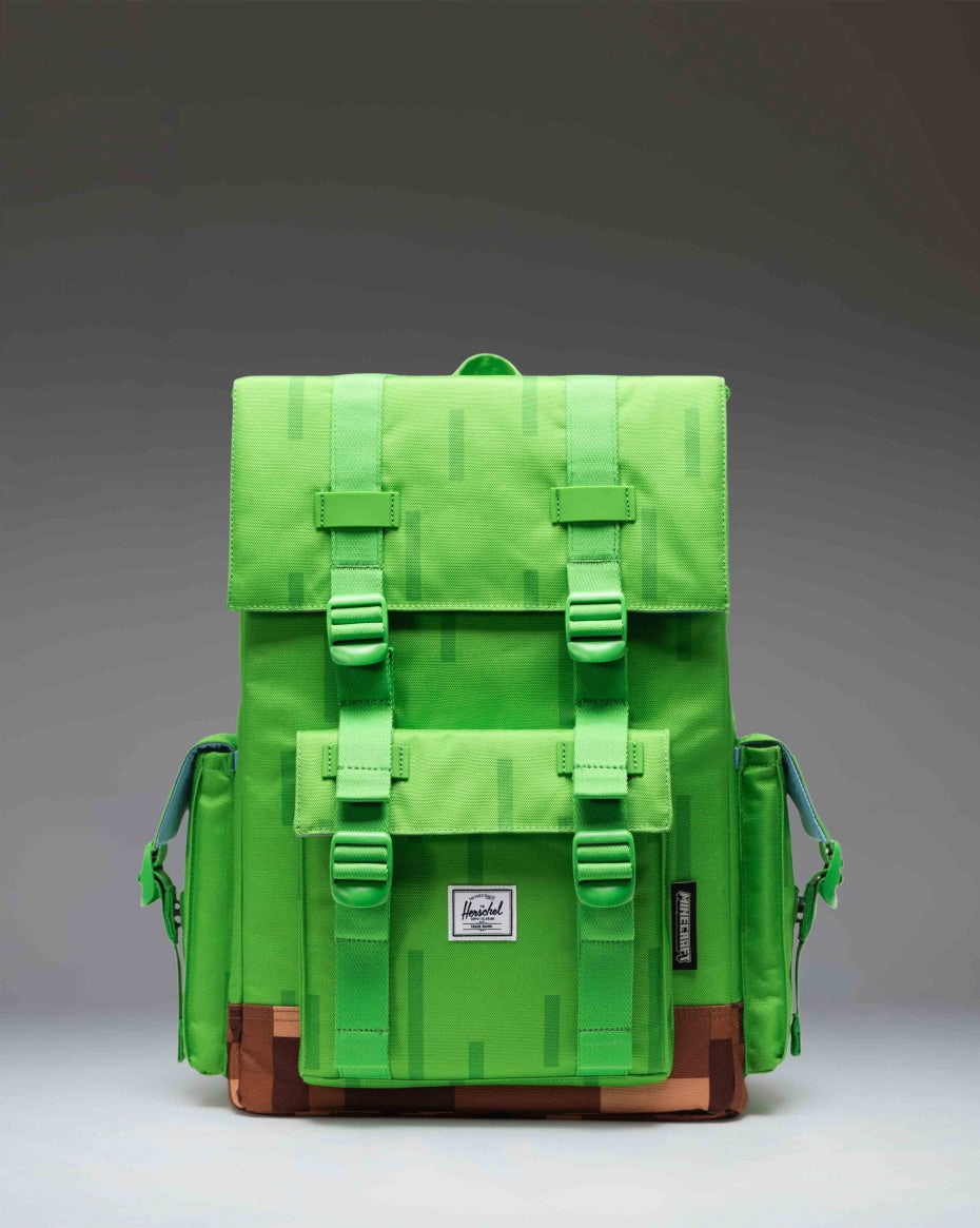 herschel-supply-x-minecraft-little-america-cube-backpack-sac-dos-dition-limit-e- image 2