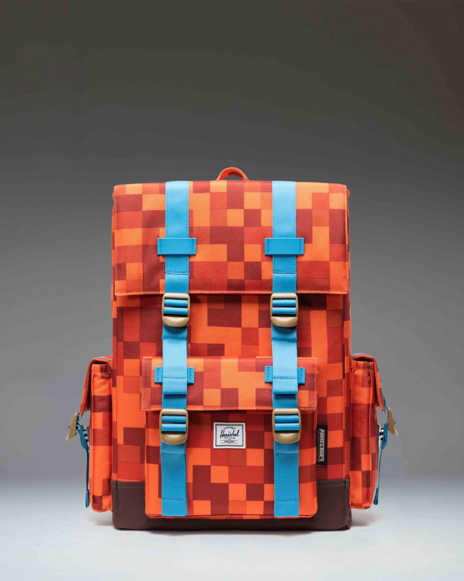 herschel-supply-x-minecraft-little-america-cube-backpack-sac-dos-dition-limit-e- image 3