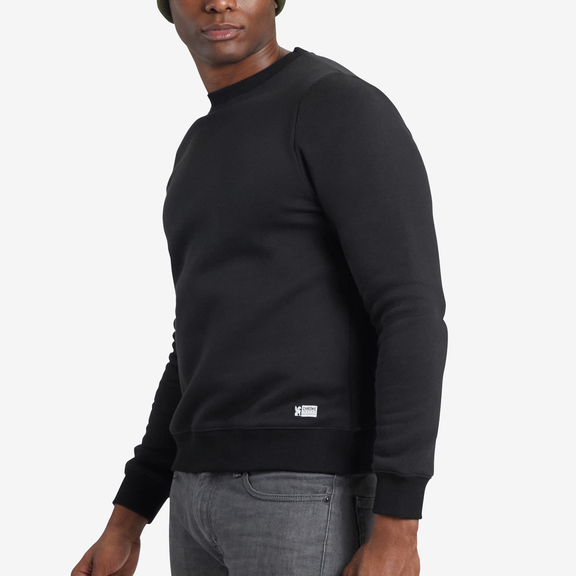 chrome-industries-issued-fleece-crew-sweat-col-rond-en-polaire-pour-homme-coupe- image 4