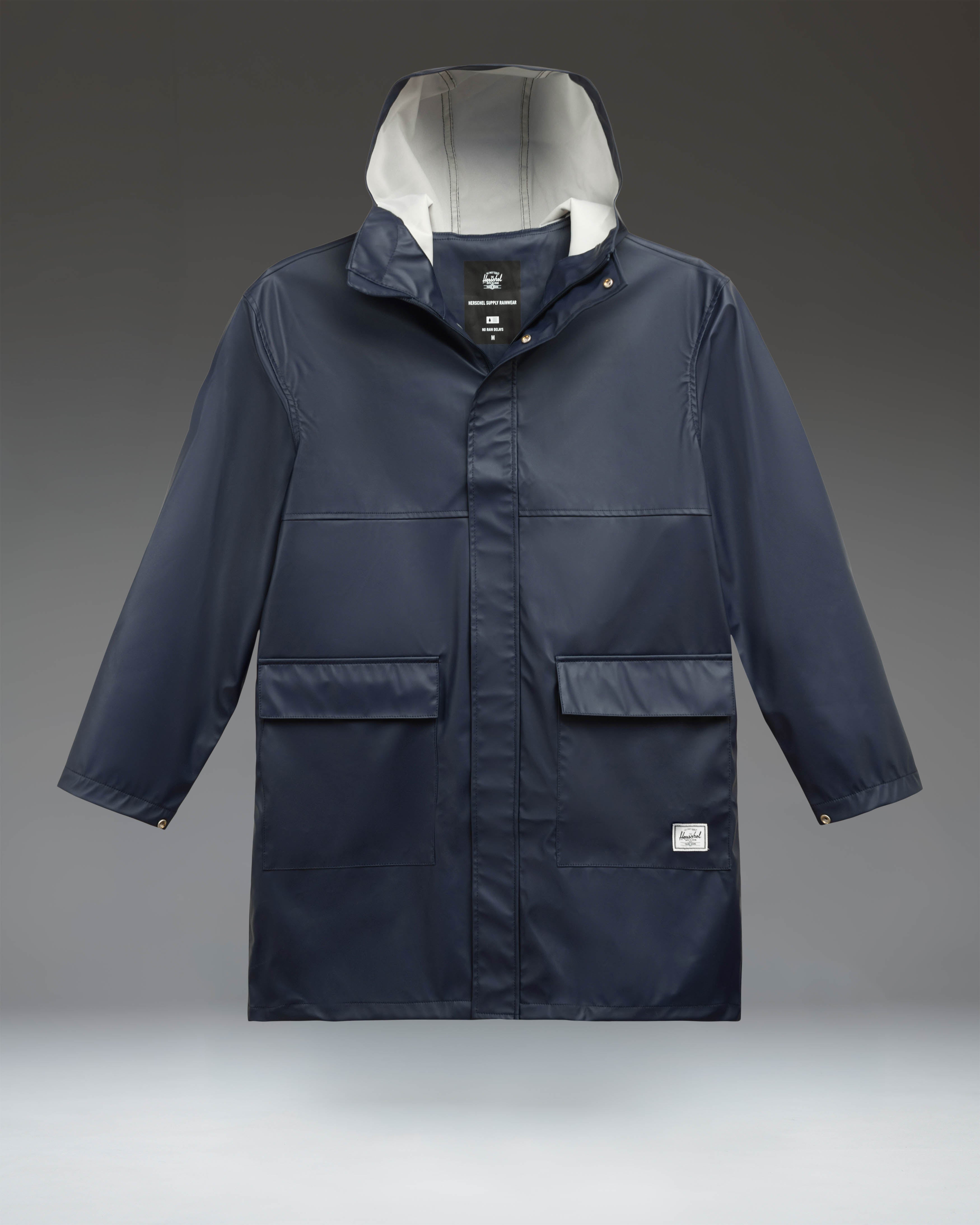 herschel-supply-long-classic-rain-jacket-homme-veste-de-pluie-longue-d-perlante- image 2