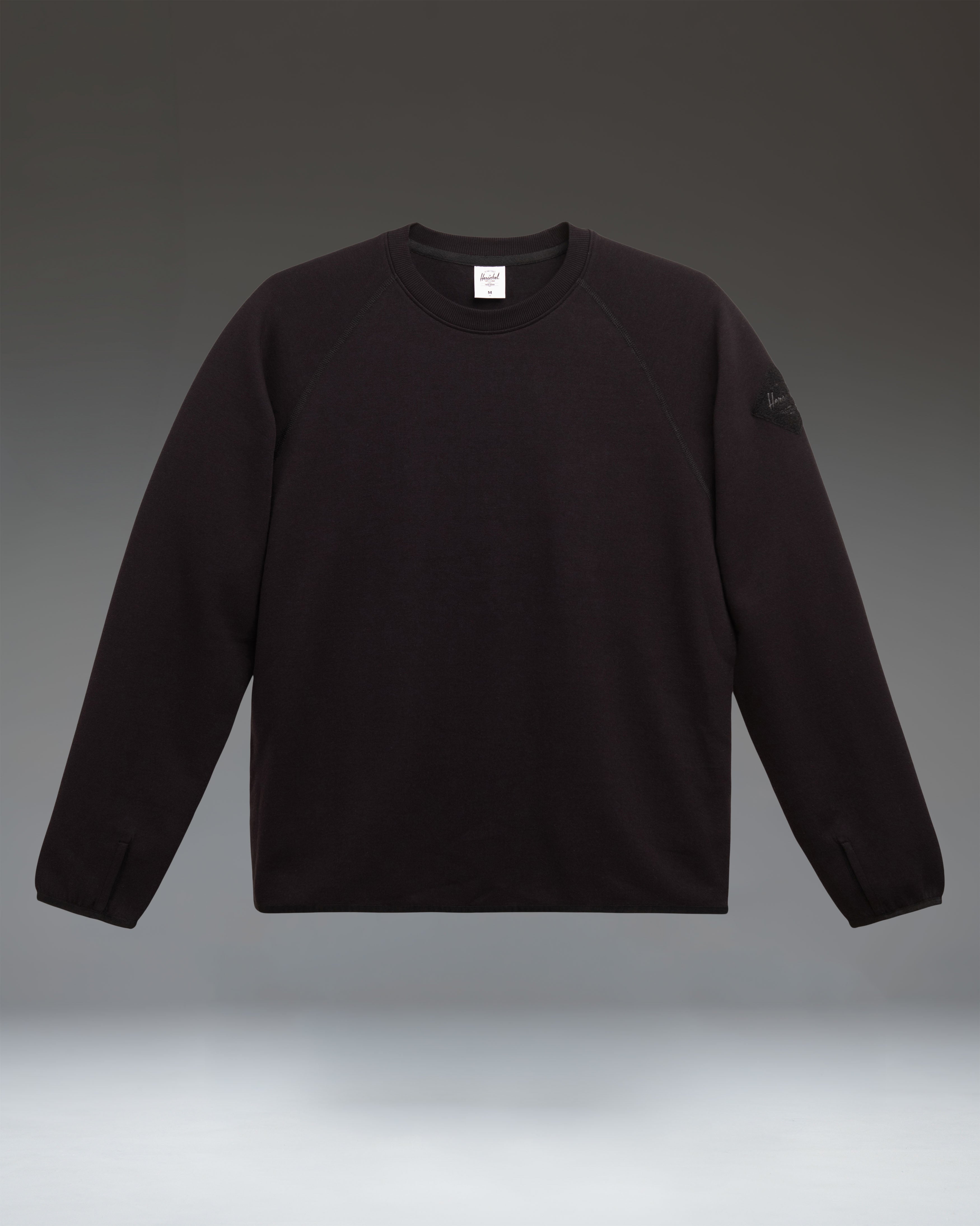 herschel-supply-performance-crew-homme-pull-technique-l-ger-respirant-avec-pouce image 1