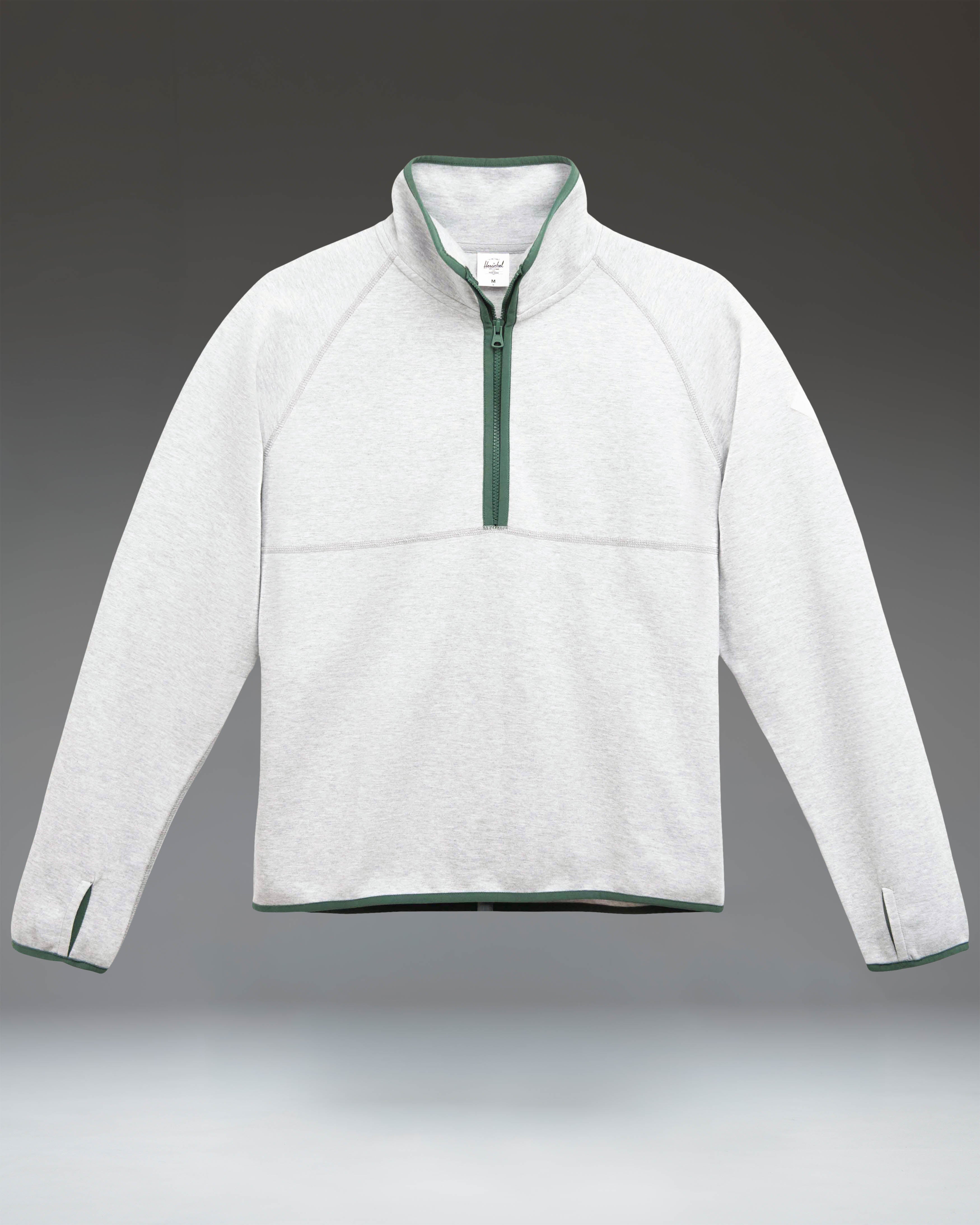 herschel-supply-performance-quarter-zip-men-s-polaire-zipp-e-homme-l-g-re-et-res image 1