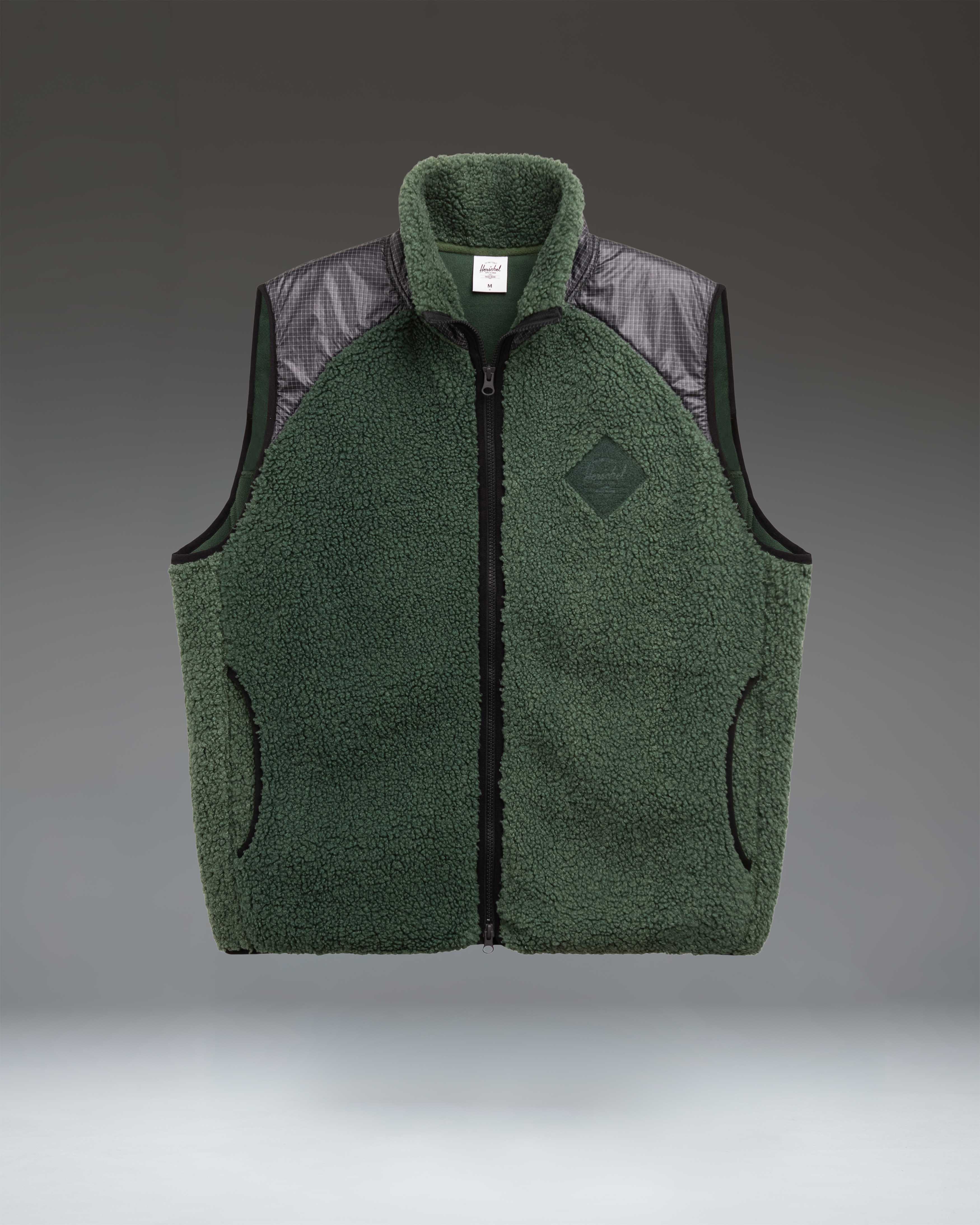 herschel-supply-performance-fleece-vest-homme-gilet-polaire-haute-pile-470g-d-pe image 2