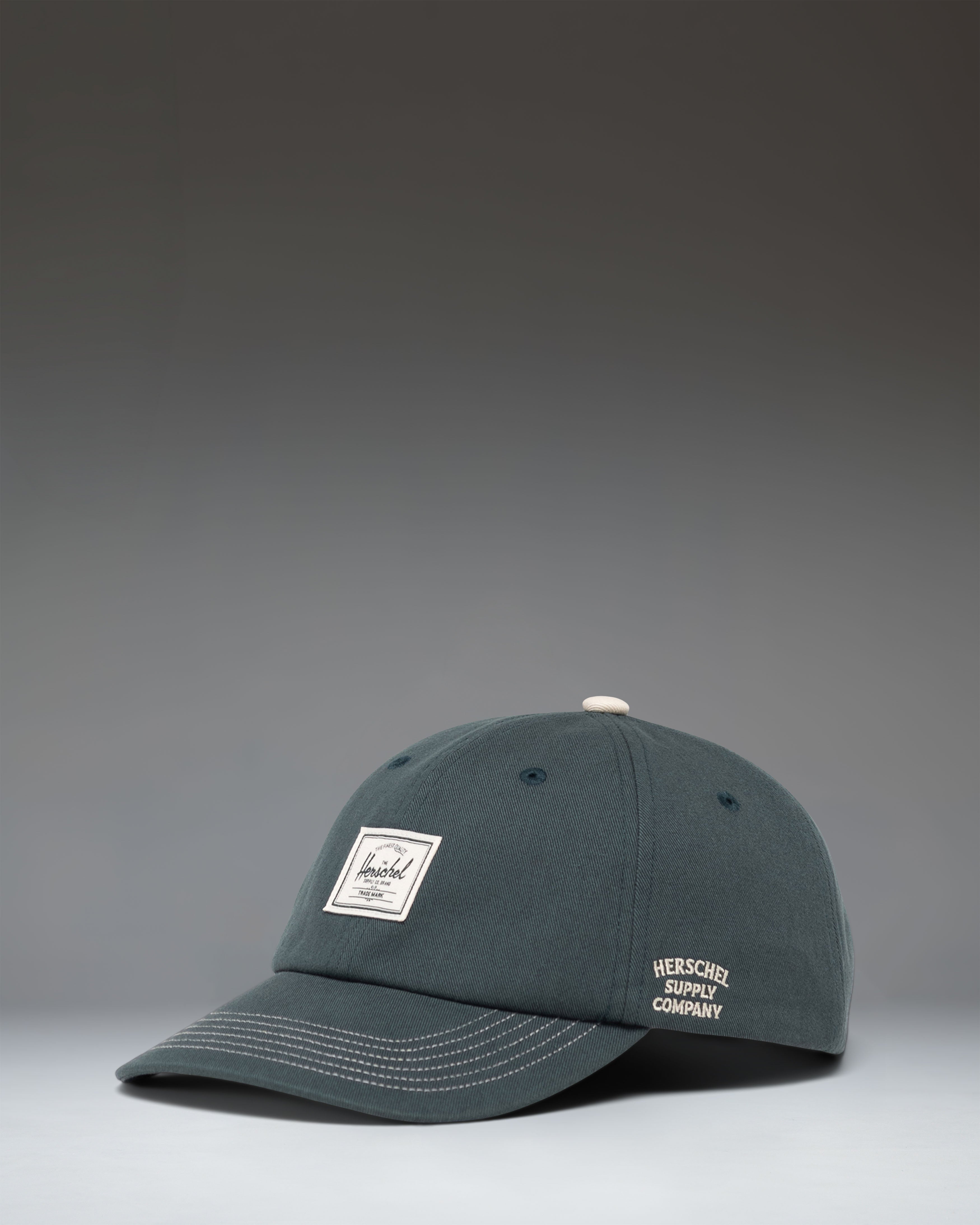 herschel-supply-sylas-premium-cap-casquette-coton-avec-sangle-cuir-strapback image 1