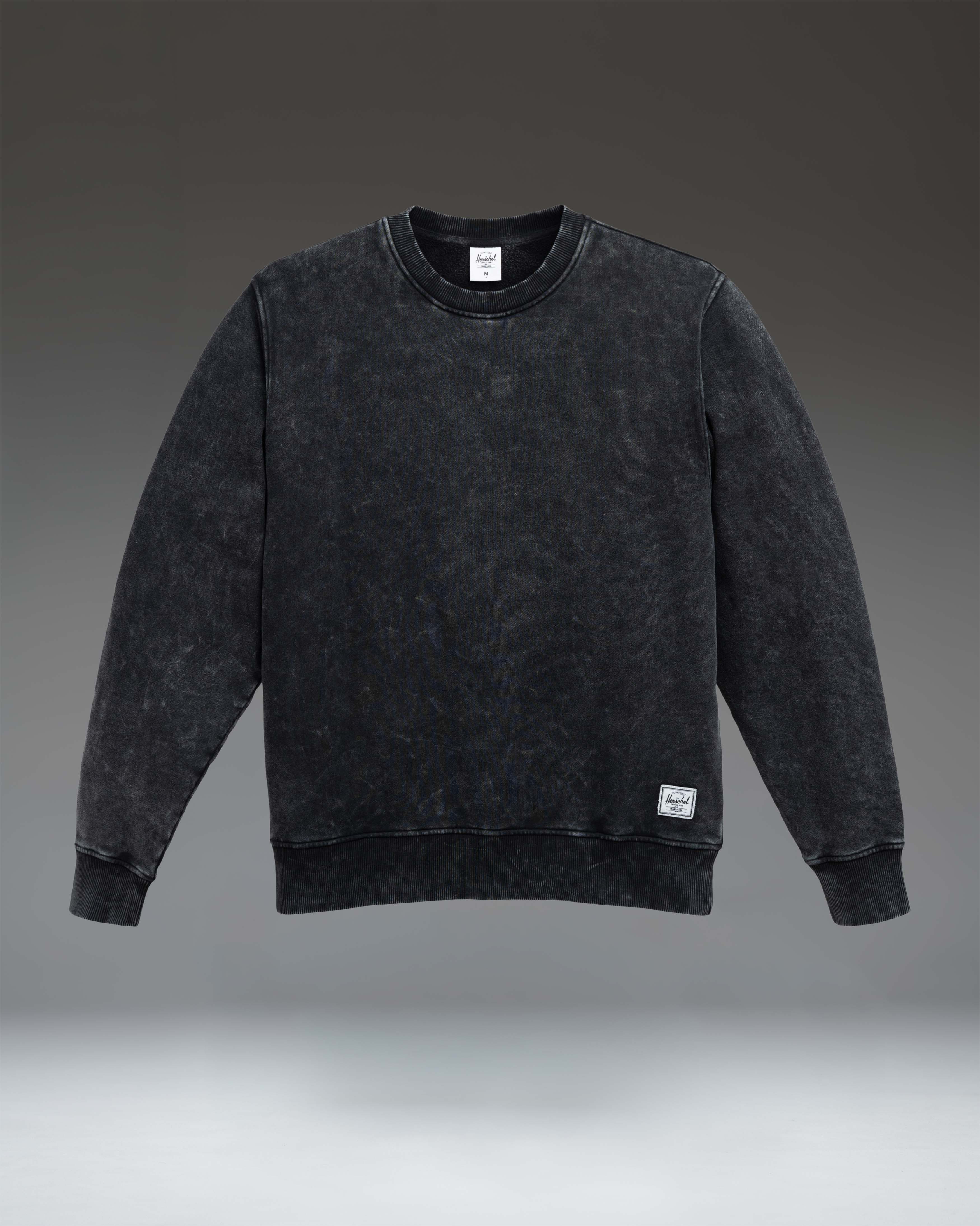herschel-supply-acid-wash-classic-crew-men-s-sweat-homme-col-rond-manches-longue image 1