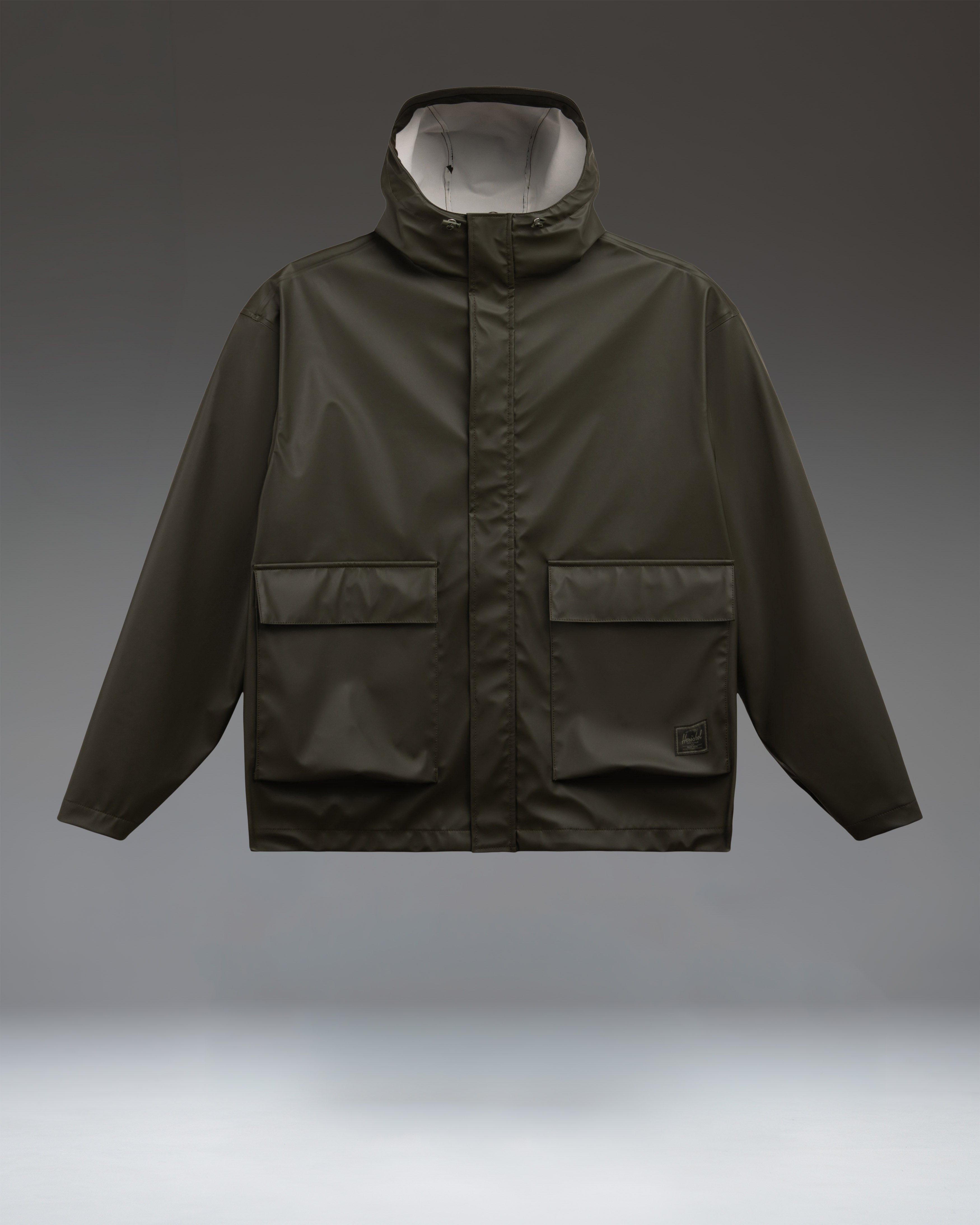 herschel-supply-mcleod-veste-de-pluie-homme-d-perlante-coupe-vent-en-tissu-exten image 2