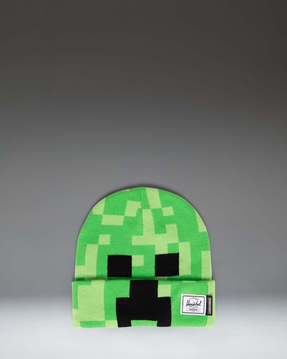 herschel-supply-minecraft-elmer-kids-bonnet-enfant-th-me-creeper-et-enderman-tai image 1
